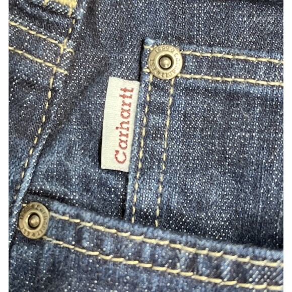 Carhartt Women's  Jeans - Dark Blue - Picture 4 of 7